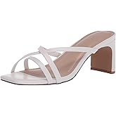 The Drop Women's Amelie Strappy Square Toe Heeled Sandal