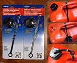 2-Pack SOLID CLOSED SCREW CAPS w/GASKET & TETHER Gas Diesel Kerosene fits Scepter Ameri-Can Midwest 8600,8500,7600,6600,6119,5800,5600,2600,2300,2200,1200,1100 Eagle PG & KP Series (CAN NOT INCLUDED)