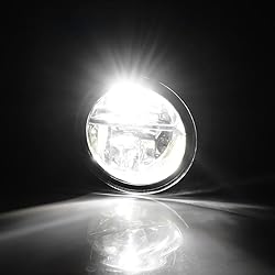 Pair 80W Real Glass Lens XML2 LED Fog Lights