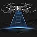 8807HD-G Mini Foldable Pocket RC Drone, RTF 360 Rolling 2.4G 4CH 6-Axis RC Quadcopter - 0.3MP WIFI FPV Camera UFO