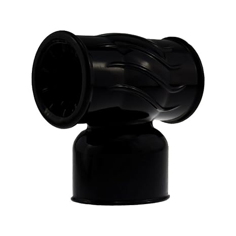 marielove Magic Wand Aufsatz für ihn, 40mm, Vibrator Silikon Aufsatz für Magic Wand Massagegeräte (Black Hammer)