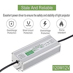 LED Driver 120 Watts Waterproof IP67 Power Supply