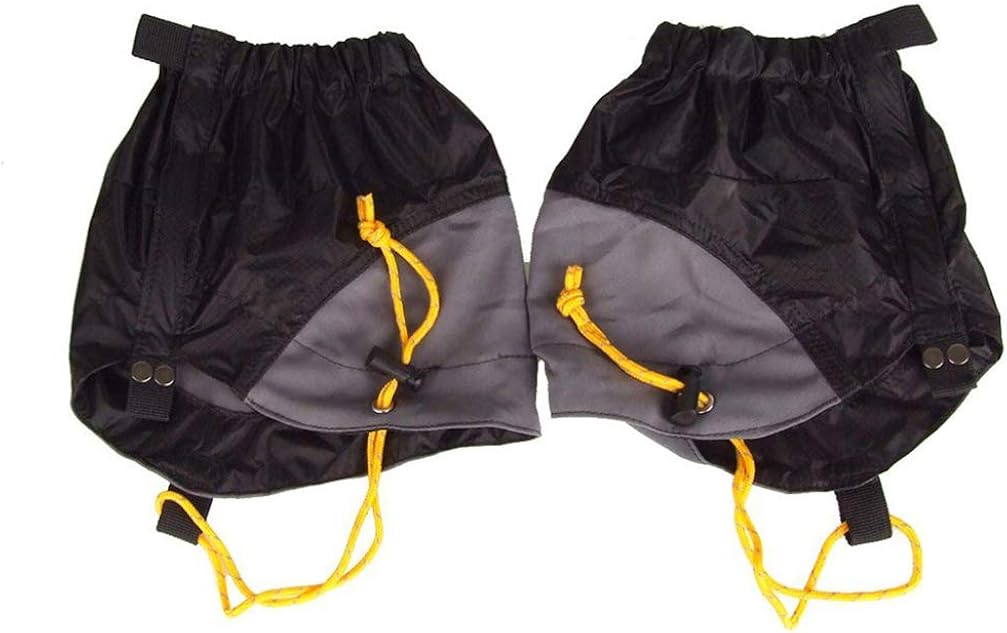 BESPORTBLE 1 Pair Waterproof Low Ankle Gaiters Adjustable AntiTear Leg Boots Cover Lightweight