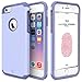 ULAK iPhone 6 Plus Case, Slim Sugar Candy Anti-Slip Drop Protection with Shock Absorbent Hybrid PC & Silicon Case Cover Case for Apple iPhone 6 Plus / 6s Plus - Purple