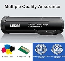 Ledes 1 Pack 3610/3615 High Yield Toner Cartridge