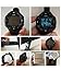 Digital Sports Watch Electronic Waterproof LED Military Big Face Light Black Men's Womens watch 1219