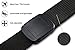 Thomas Bates Hiker Belt Nylon Blend Outdoor Web Adjustable Buckle (Black)