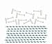 We R Memory Keepers 0633356713579 Board & Punch-Pinwheel Straws-Aqua (10 Piece)