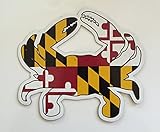 Maryland FLAG Blue Crab Car Refrigerator Large