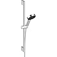 hansgrohe Pulsify S 12-inch 1-Spray Handshower with Slide Bar and Hose PowderRain, IntenseRain, Pulsating Massage in Chrome, 24162001