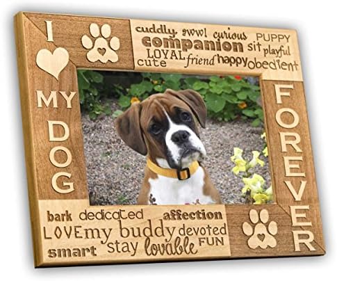 I Love My Dog 5 X 7 Picture Frame