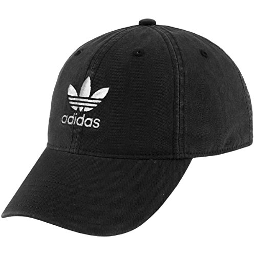 Adidas youth originals relaxed fit strapback cap, black…