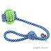 [Upgrade Version] Well Love Dog Toys - Chew Toys - 100 Natural Cotton Rope - Squeak Toys - Dog Balls - Dog Bones - Plush Dog Toy - Dog Ropes - Tug of War Ball - Toys for Dog 6pack Set