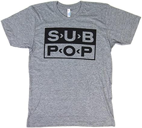 Sub Pop Records: Logo Shirt - Grey (x-large)