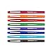 Paper Mate Point Guard Flair Needle Tip Stick Pen, Ink.7mm, Pack of 8, Assorted (89061)