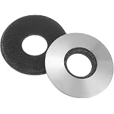MECCANIXITY Sealing Neoprene Rubber Washers 5/16" ID x 3/4" OD 50 Pack | EPDM Bonded Sealing Washers,304 Stainless Steel Rubber Backed Gasket,for Screws,Silver