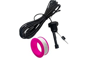 BNRSZ 2025 Upgraded GLX-FLO-RP Pool Flow Switch Compatible with Hayward Goldline and Aquarite Salt Systems, Salt Cell Pool Flow Sensor, Metal Sensing Construction, 15 ft. Cable,