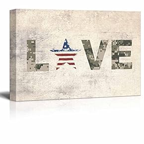 Military Family Love with Camouflage Color