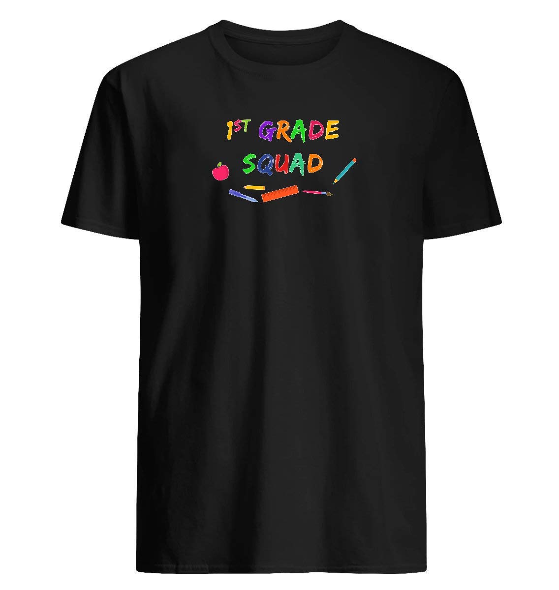 1st First Grade Team Tea Back To School Merch T-shirt Vivid And Durable With High Crack Re