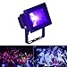 Byshun UV LED Flood Light,10W Ultra Violet Blacklight IP65 Waterproof for DJ Stage Lighting,Outdoor Garden Backyard Party,UV Body Paint,Plant Growth Light,Aquarium,Curing,Fishing