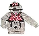 Disney Minnie Mouse Little Girls Lightweight Hoodie Shirt