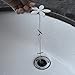 WEBSUN Shower Drain Hair Catcher 10 Pack with EXTRA 2PC Snake Hair Drain Clog Remover - Never Clean a Clogged Drain Again