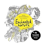 Enchanted horses: Adult Coloring Book (Olya's SketchBook) (Volume 1) by Olga Goloveshkina