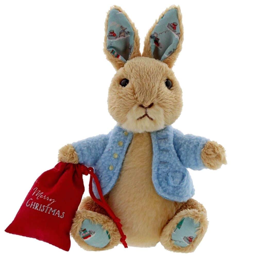 Beatrix Potter Peter Rabbit Christmas Small Soft Toy