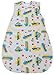 BABYINABAG Baby Sleeping Bag with Surfer Pattern, Quilted Winter Model 2.5 TOG (Medium (10-24 mos))