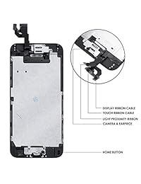 Repuesto de pantalla para iPhone 7Plus 5.5 pulgadas LCD Display Digitizer con herramientas de reparación gratis y cristal templado
