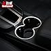Silver Inner Center Console Water Cup Holder Trim Cover for Porsche Macan 2014-2018
