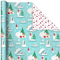 Hallmark Trendy Reversible Christmas Wrapping Paper
