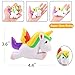 AOLIGE Jumbo Squishies Cute Wings Unicorn Kawaii Cream Scented Very Squishies Slow Rising Decompression Squeeze Kids Simulation Toys