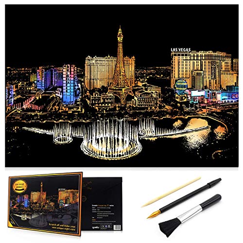 Ageqi Scratch Art Paper Rainbow Painting Sketch Pad
