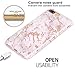iPhone 7 Plus Case, Shiny Rose Gold Grey Marble Design, BAISRKE Clear Bumper Matte TPU Soft Rubber Silicone Cover Phone Case for Apple iPhone 7 Plus & iPhone 8 Plus [5.5 inch]