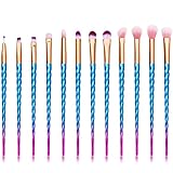 Eyeshadow Brush Set - 12 Pcs Unicorn Eye Brush Set For Eyeliner Lip Eyebrow Eyeshadow Blending sets