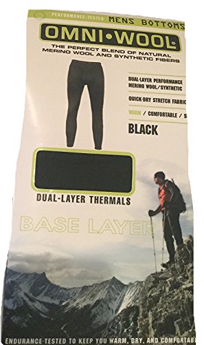 Omni Wool Dual Layer Thermals Large Bottoms For Men Desertcart