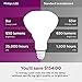 Philips LED Dimmable BR30 Soft White Light Bulb with Warm Glow Effect 650-Lumen, 2700-2200-Kelvin, 9-Watt (65-Watt Equivalent), E26 Base, Frosted, 2-Pack