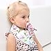 Baby Pacifier Clips by Upsimples - 6 Pack - Baby Pacifier Holder, Soothies Teething Ring Holder for Baby Girls |Universal Fit