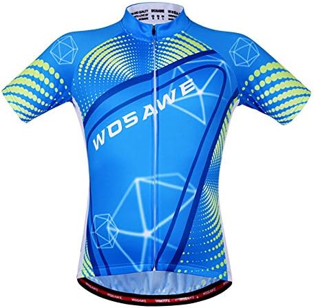 Summer Cycling Jersey Short Sleeve Sky Bike Bicycle Shirt Tops Sportswear Breathable Cool Quick Dry XL