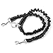Double Dog Leash for Two Dogs - No Tangle, Comfortable Shock Absorbing Reflective Bungee Leash