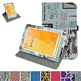 Acer Iconia One 10 B3-A20 Rotating Case,Mama Mouth 360 Degree Rotary Stand With Cute Lovely Pattern Cover For 10.1