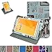 Acer Iconia One 10 B3-A20 Rotating Case,Mama Mouth 360 Degree Rotary Stand With Cute Lovely Pattern Cover For 10.1