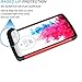 Tekcoo LG G3 Vigor Case, LG G3 Mini Case, (TM) [Tmajor Series] [Red] Shock Absorbing Hybrid Rubber Plastic Impact Defender Slim Hard Case Cover Shell for LG G3 Vigor,G3 Mini LS885 D725