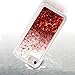 iPhone 6 Case, iPhone 6S Glitter Case, Maxdara Shockproof Glitter Flowing Liquid Floating Luxury Bling Sparkle Quicksand Soft Case Pretty Fashion Creative Design for iPhone 6 6s 4.7 inches (Red)