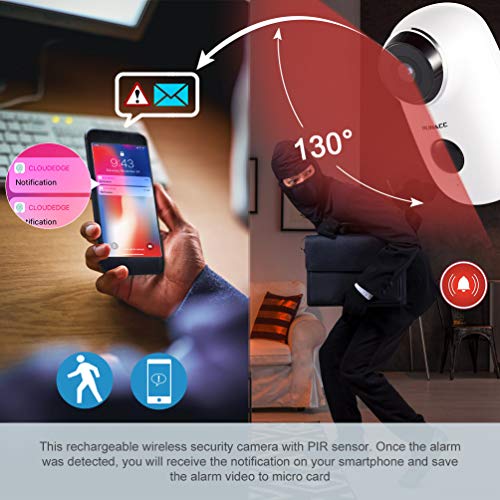 RUNACC Wireless Security Camera, Home WiFi Camera System Indoor Outdoor with 2-Way Audio Talk WiFi Camera Night Vision Function - Thumbnail 4