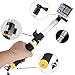 Transparent Float Selfie Pole Extendable Floating Monopod Handheld Cameras Selfie Stick for GoPro, 15-25 Inch