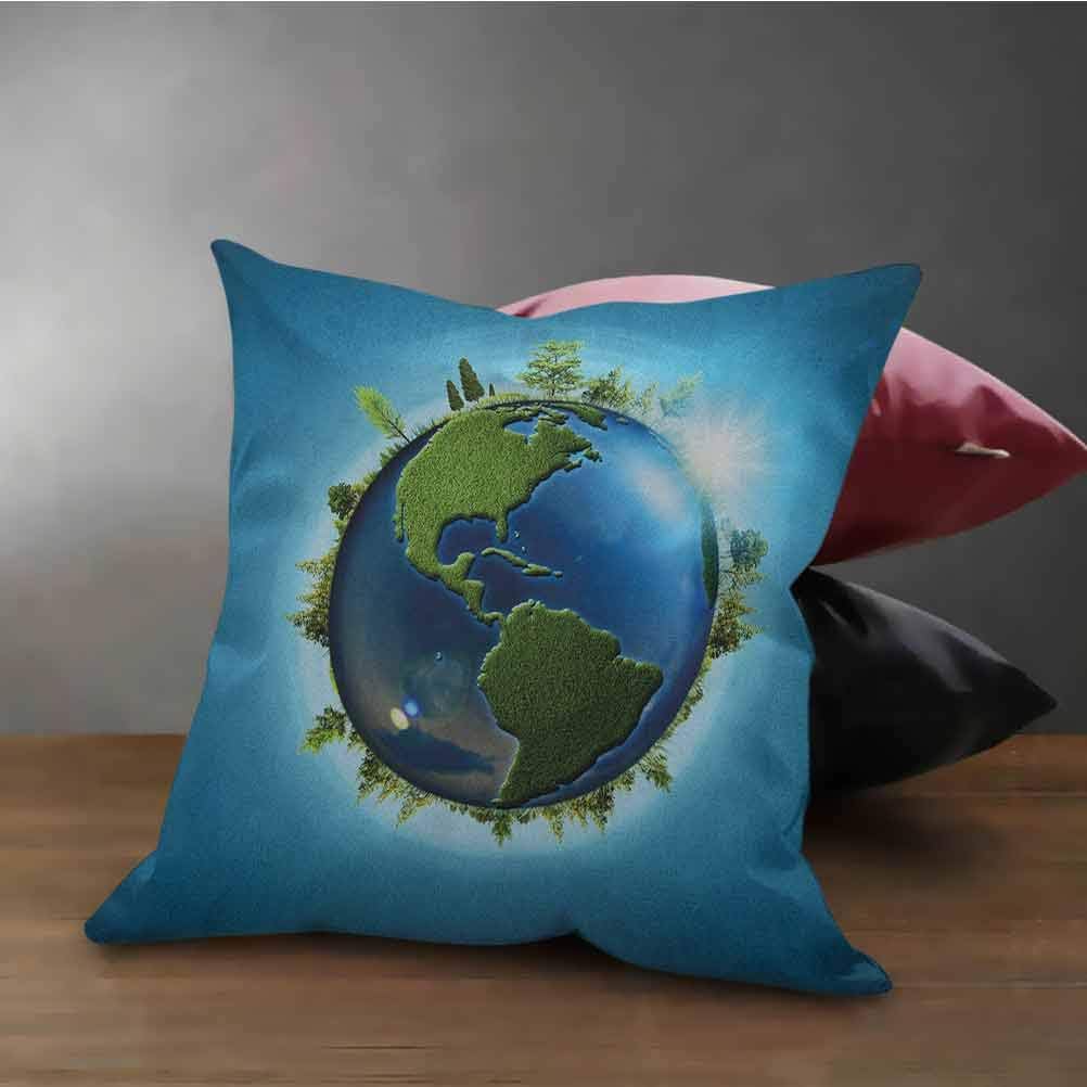 HouseLook Earth Cushion Cover Decorative Covered