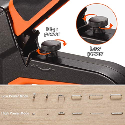 THINKWORK Staple Gun, Heavy Duty Staple Gun with Staples, 6 in 1 Manual