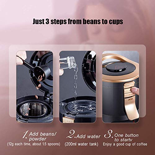 KEKEYANG Kaffee Vollautomatische Kaffeemaschine-Maschine Grinder Haushalt bewegliche kleine Schleifen Kaffee… – Bild 7